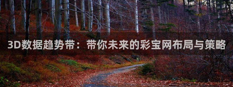 决胜巅峰国际服下载教程：3D数据趋势带：带你未来的彩宝网布局与策略